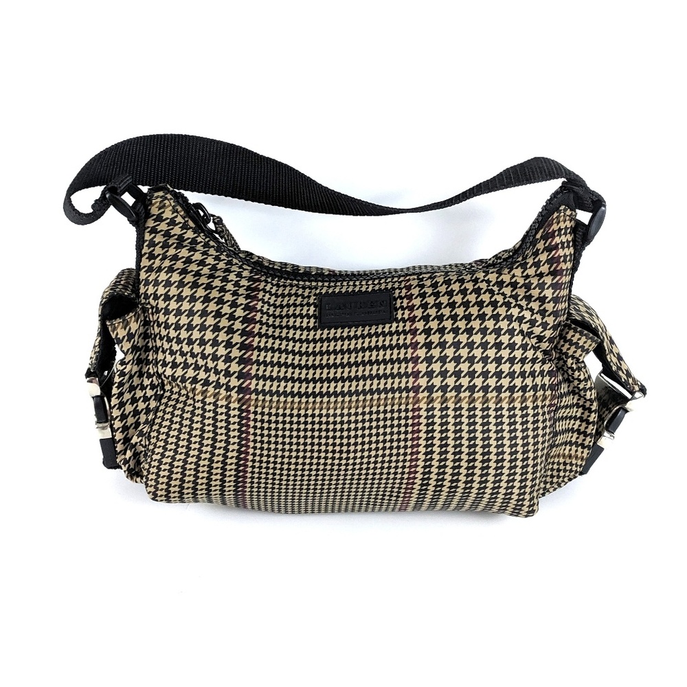 Lauren Ralph Lauren Hounds Tooth Hobo Shoulder Bag